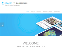 Tablet Screenshot of irapidit.com